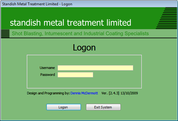 Logon Form Logon Form
