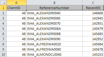Collecting data from Excel