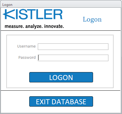 Database Logon